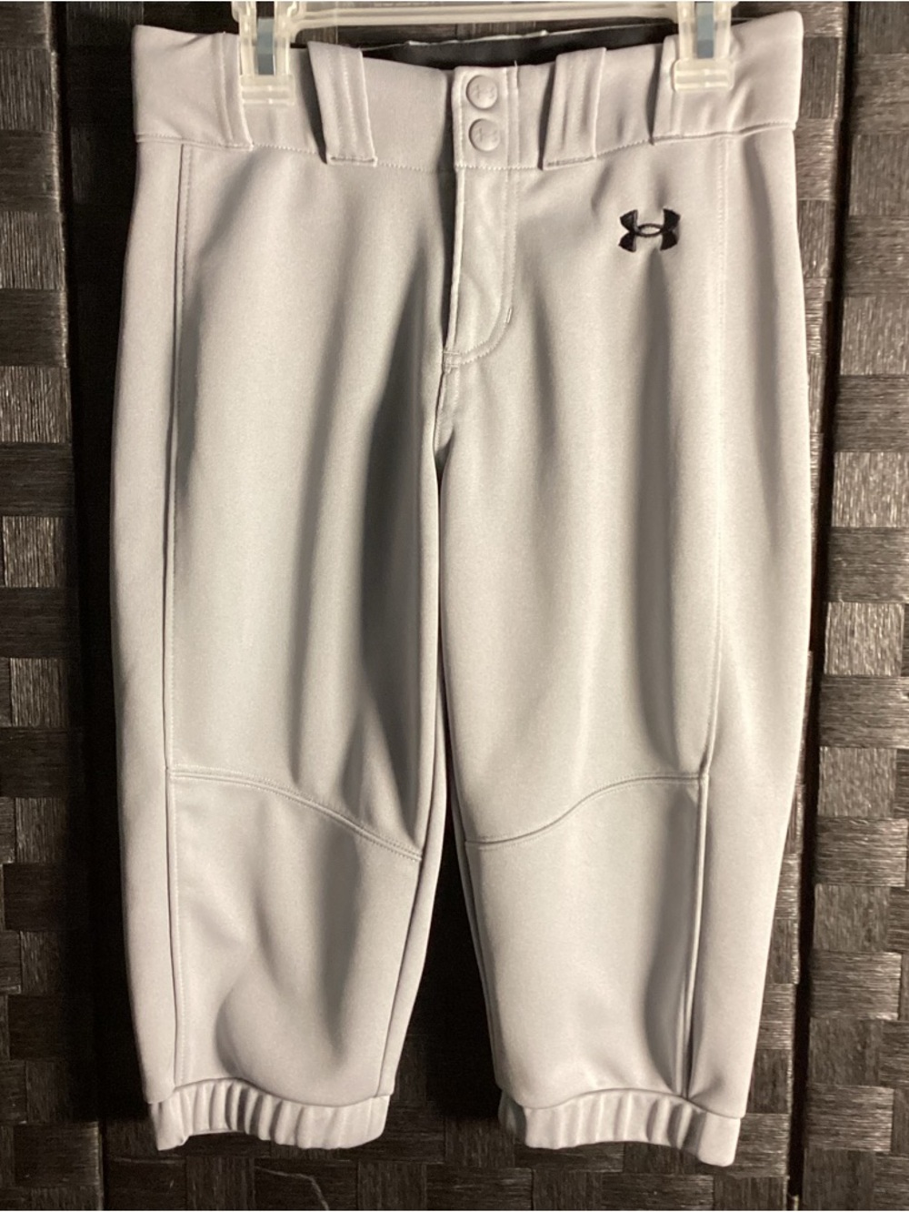 Under Armour Youth Medium Softball Pants Gray Like New